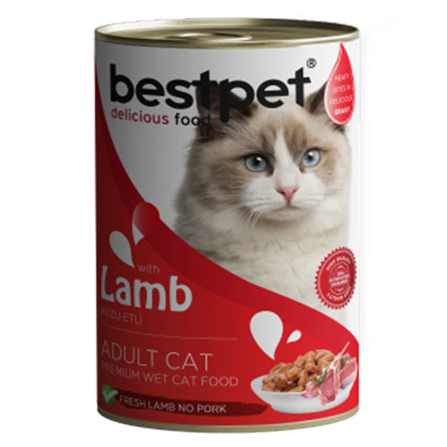 BestPet Delicious Food Cat Wet Food with Lamb 400g Mickey s Pets